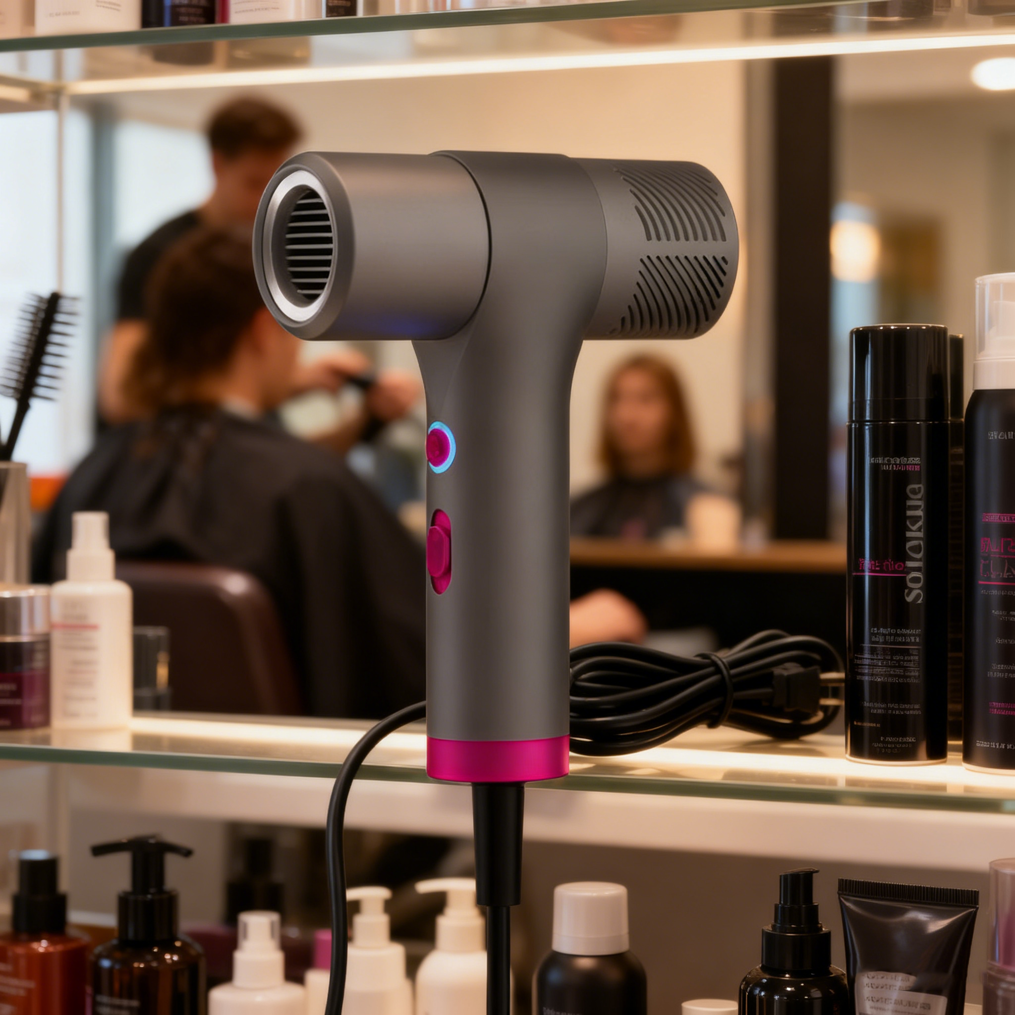 Hochleistungs-Ionen-Haartrockner – 1000 W, bürstenloser Gleichstrommotor