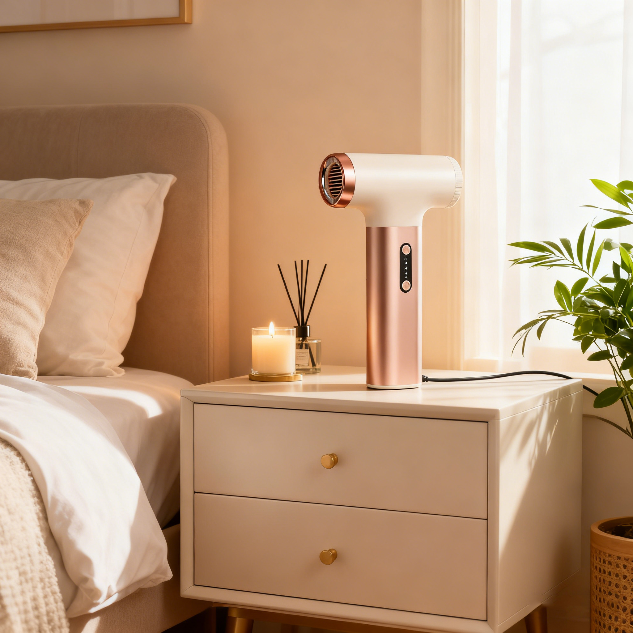 Kabelloser Mini-Haartrockner – 700 W, bürstenloser Motor