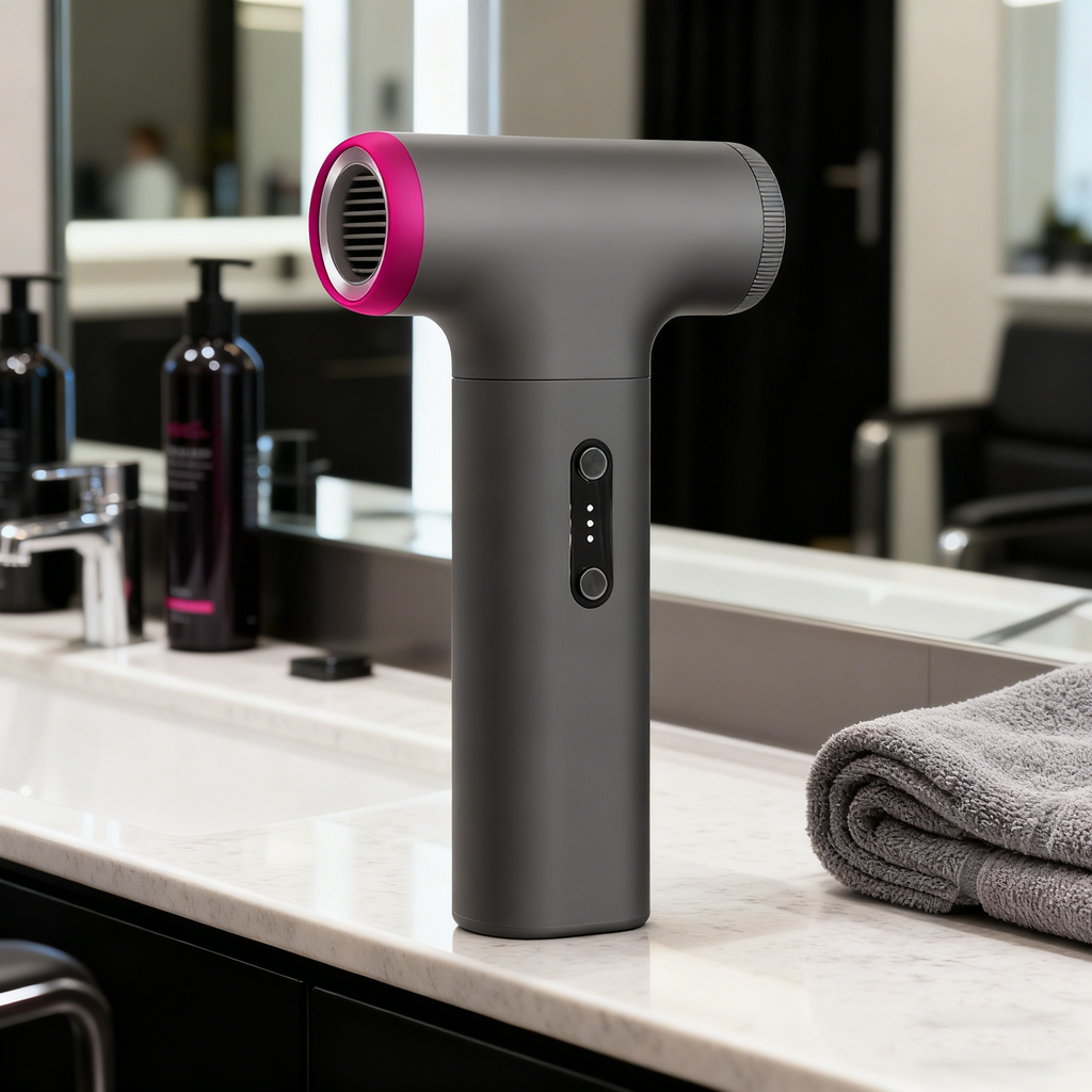 Kabelloser Mini-Haartrockner – 700 W, bürstenloser Motor