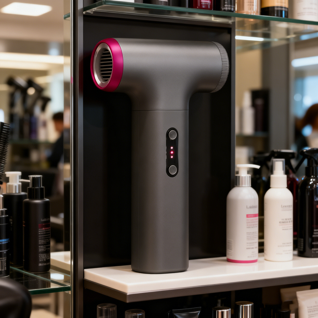 Kabelloser Mini-Haartrockner – 700 W, bürstenloser Motor
