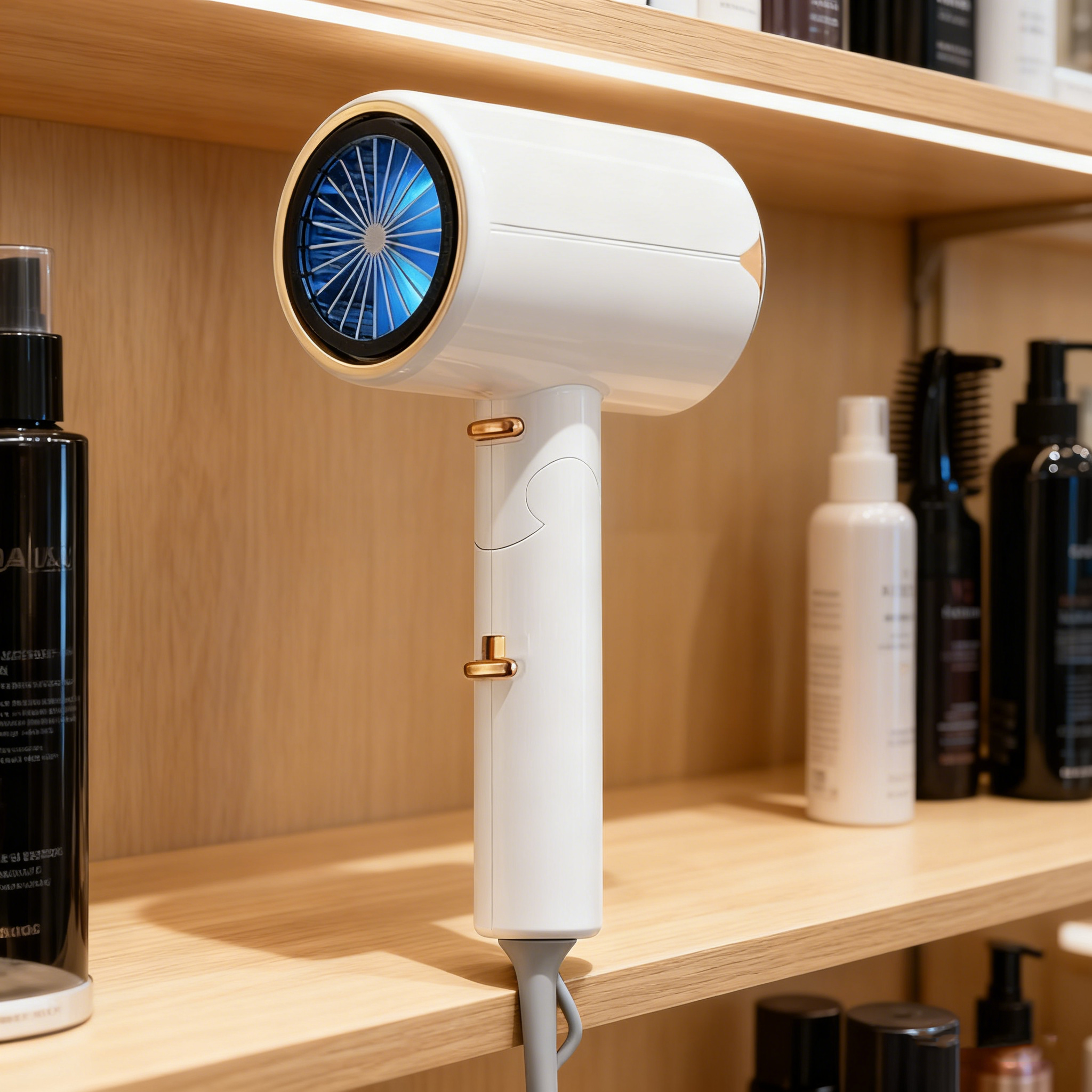 Hochleistungs-Ionen-Haartrockner – 2200 W, Blaulichtfilter