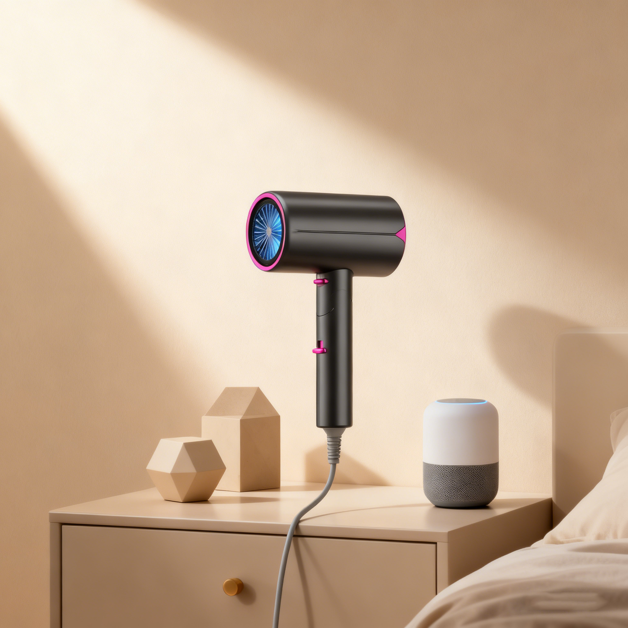 Hochleistungs-Ionen-Haartrockner – 2200 W, Blaulichtfilter