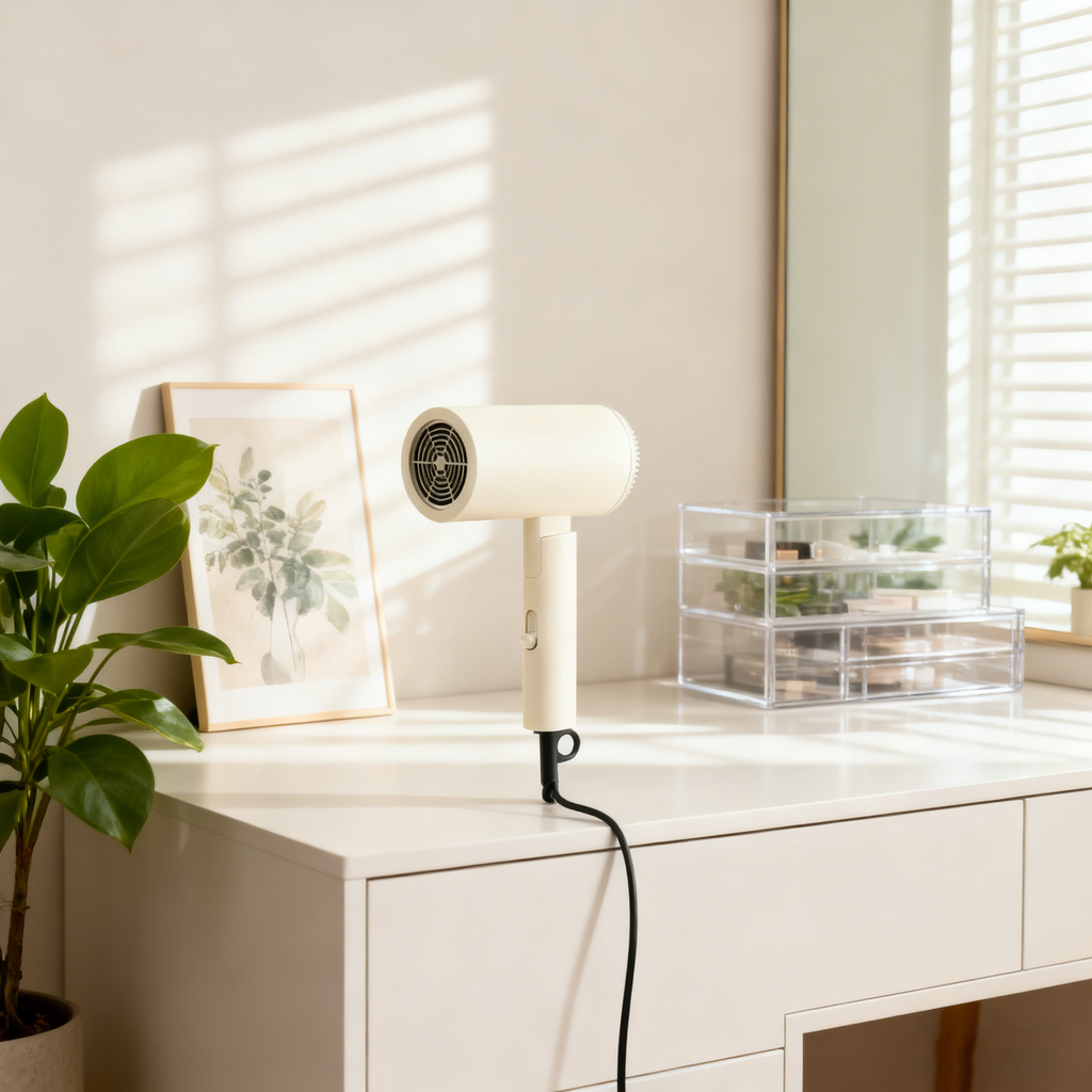 Faltbarer Hotelhaartrockner – 1000–1800 W, Warm- und Kaltluft