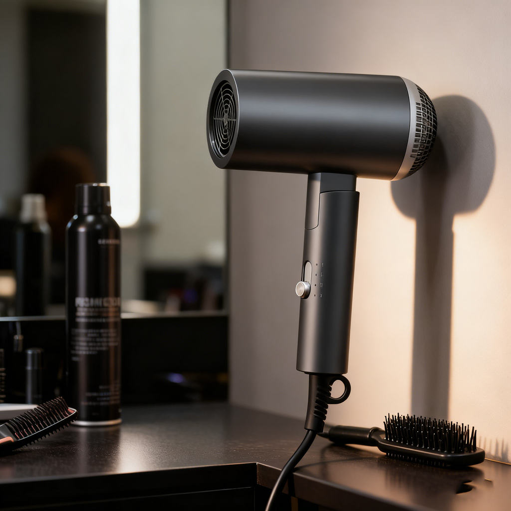 Faltbarer Hotelhaartrockner – 1000–1800 W, Warm- und Kaltluft