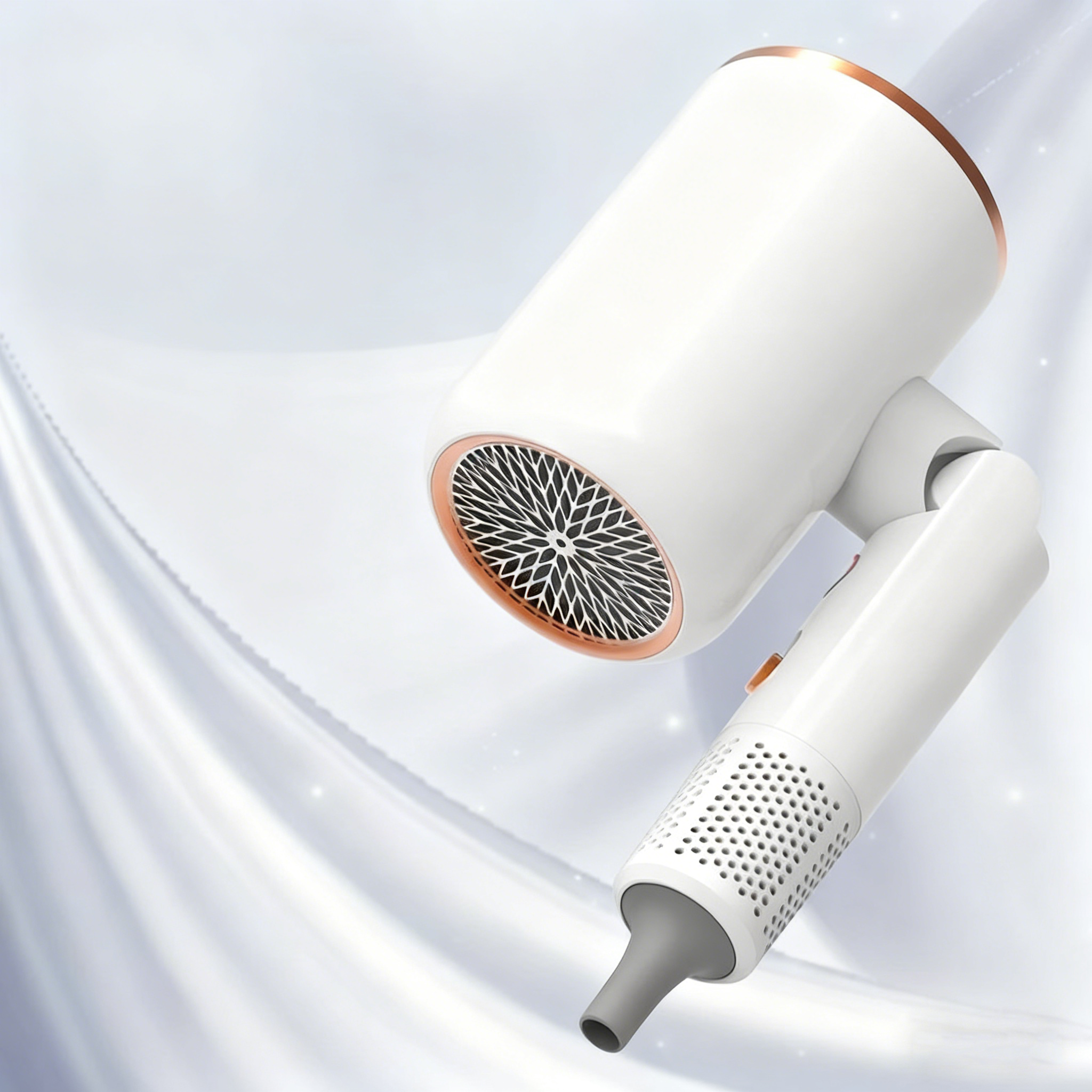 Faltbarer Ionen-Haartrockner – 1200 W, Blaulichtfilter