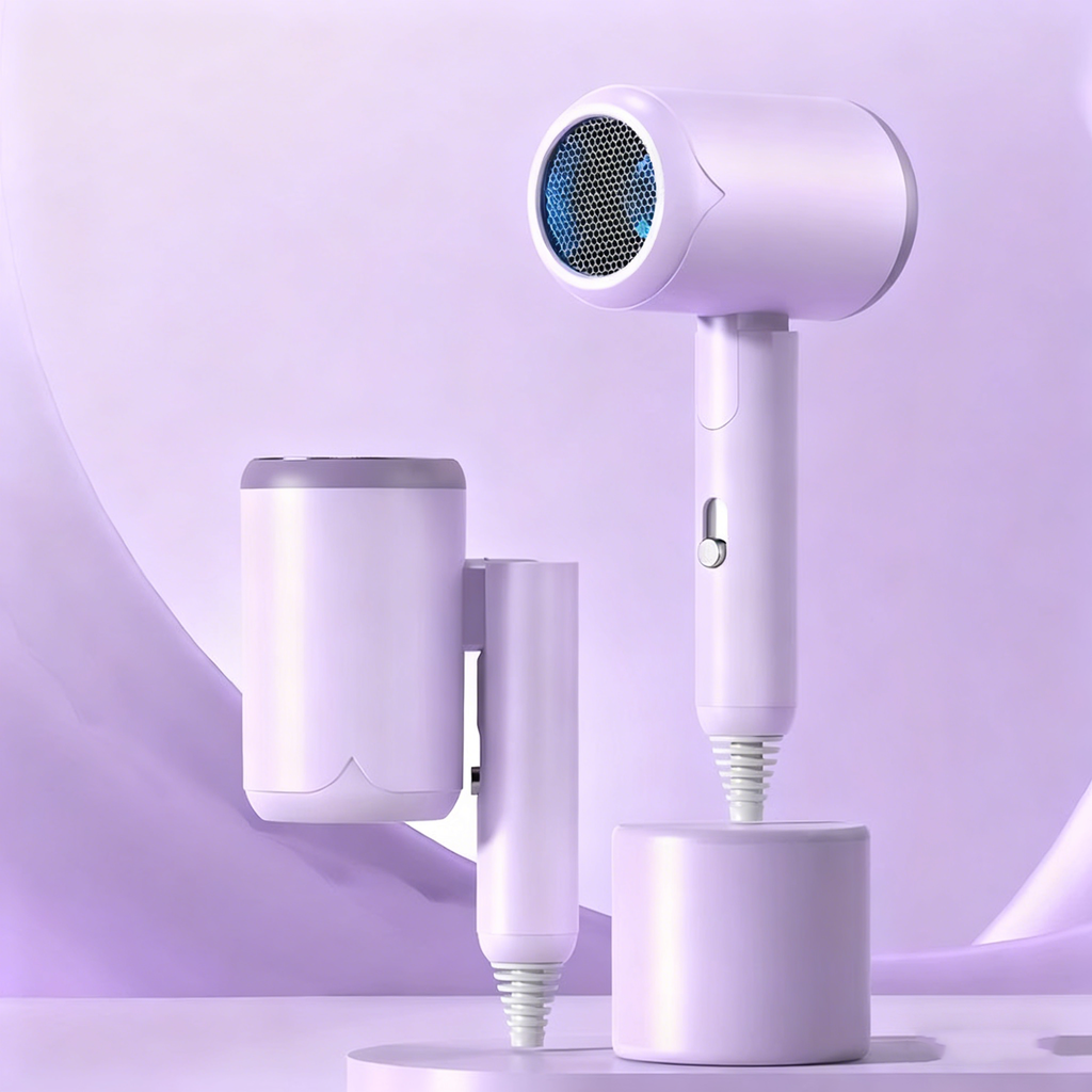 Faltbarer Reisehaartrockner für Studenten – Blaulicht-Ionen-Pflege