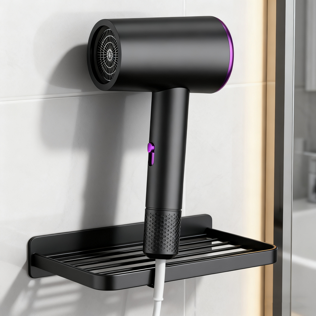 Faltbarer Hochleistungshaartrockner – 2400 W, Blaulicht-Ionen-Technologie