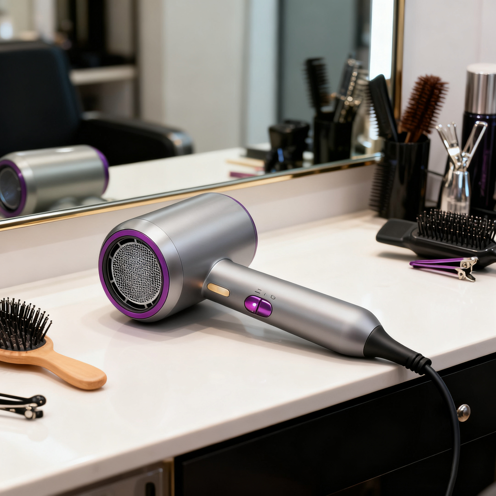Hochleistungs-Ionen-Haartrockner – 2400 W, konstante Temperatur, Blaulichtfilter