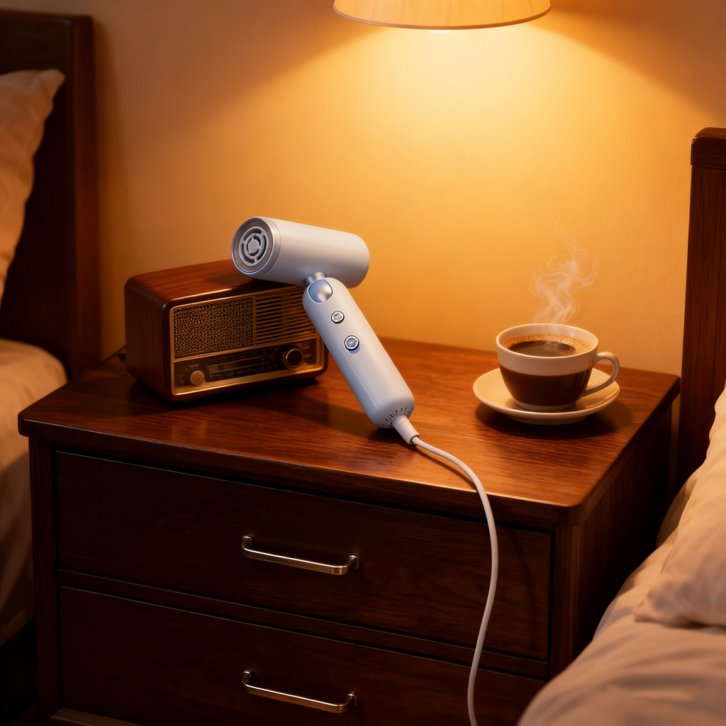 Zusammenklappbarer Hochgeschwindigkeits-Ionen-Haartrockner – 1000 W, 3 Geschwindigkeitsstufen