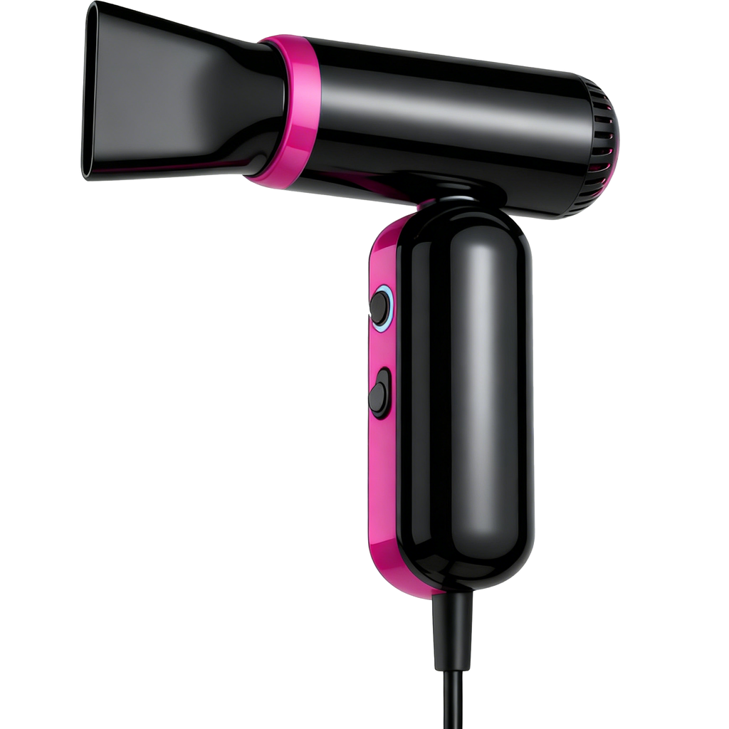 Hochleistungs-Mini-Ionen-Haartrockner – 500 W, kabelgebunden